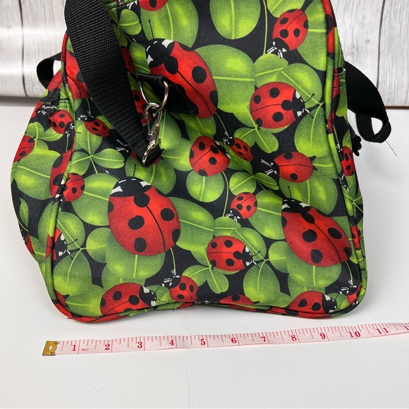 Parisun Large Duffle Bag with Ladybug Print NWOT - Picture 9 of 9